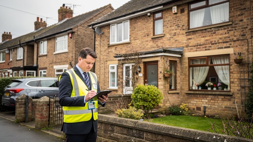 Probate valuation survey being conducted on a family home in Lancashire